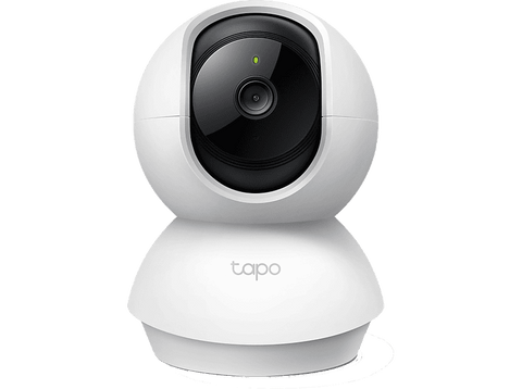 Cámara de vigilancia IP - TP-Link TC71, 2304 x 1296 píxeles, Función de Visión Nocturna, Compatible con Asistente de Google y Amazon Alexa, Blanco