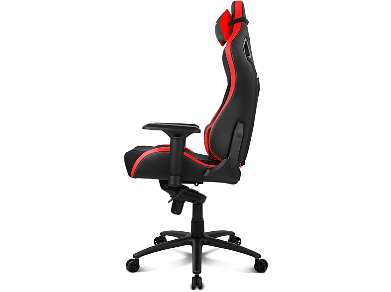 Silla gaming - Drift DR500R, Reposabrazos 4D, Cojín cervical y lumbar, Reclinable, Giratorio