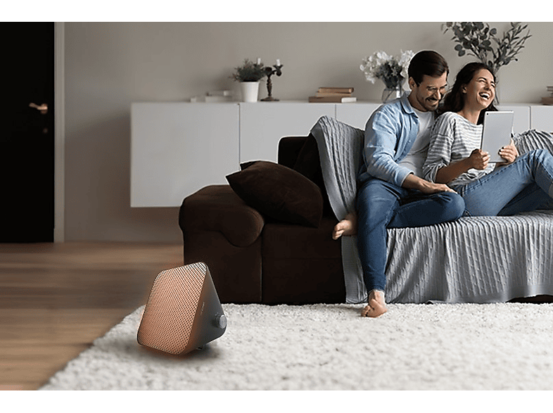 Calefactor - Cecotec ReadyWarm 1500 Max Ceramic Design Black, 1500 W, 3 modos, 15 m², Termostato regulable, Ligero, Black