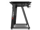 Mesa gaming - Drift DRDZ75, Acabado en fibra de carbono, Alfombrilla lavable, 113 x 60 x 75 cm, Negro