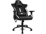 Silla gaming - Drift DR350, Polipiel, Reposabrazos 4D, Ruedas silenciosas, Inclinación, Blanco