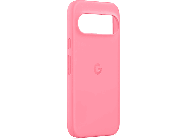 Funda - Google Pixel 9 + Pixel 9 Pro, Compatible con Pixel 9 y Pixel 9 Pro, Silicona, Resistente a Manchas, Rosa Peonía