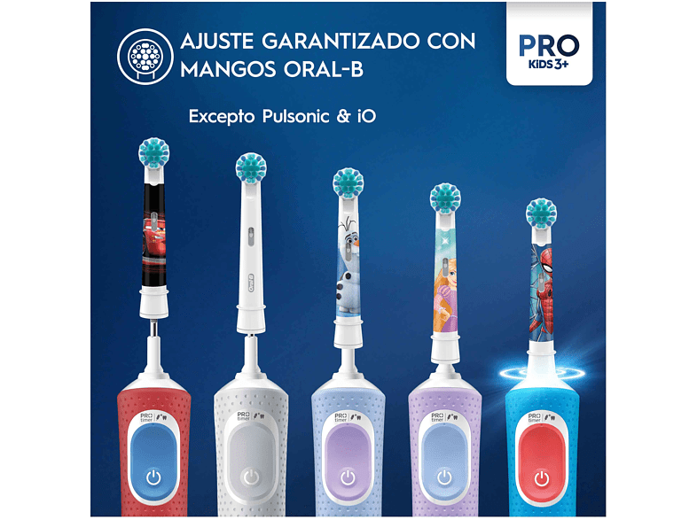 Recambio para cepillo dental - Oral-B Kids, Cabezales De Recambio De Spider-Man, Pack de 4 Unidades
