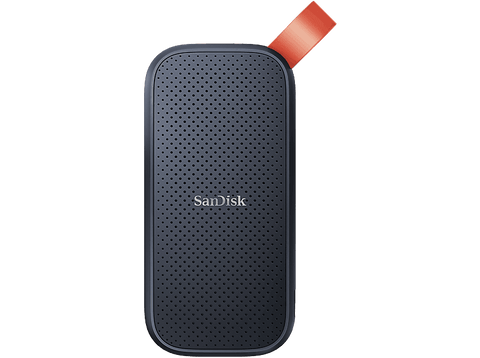 Disco duro SSD externo 1TB - SanDisk Portable SSD, Portátil, USB 3.2 Gen 2, Lectura de hasta 800 MB/s, Gancho de goma, Gris