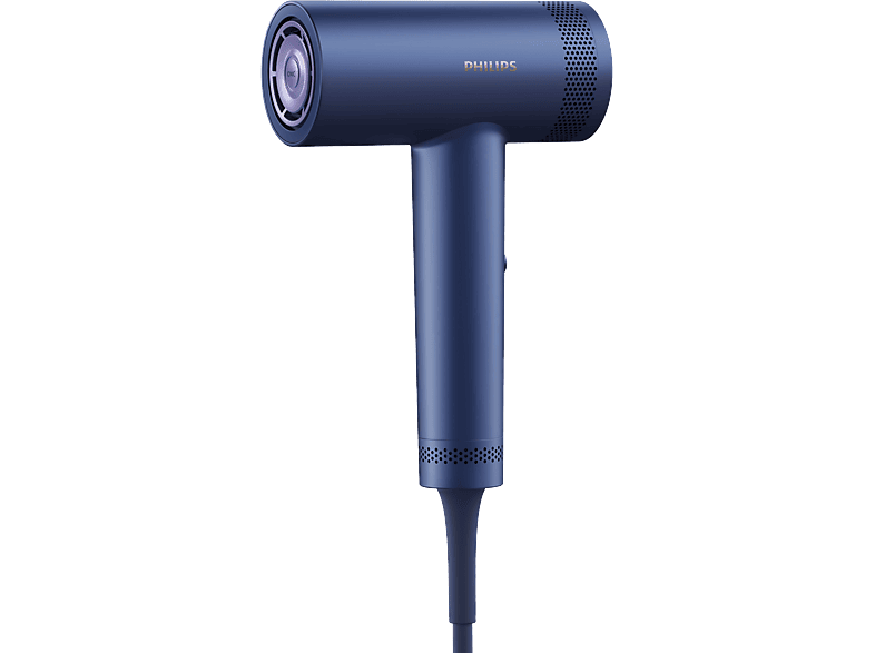 Secador - Philips SERIE 8000 BHD839/10, 1400 W, 7 Niveles de calor, 3 Velocidades, Difusor incluido, Azul Adriático