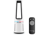 Purificador de aire - Rowenta Eclipse QU5060F, Ventilador y calefactor, 3 en 1, 2000W, 12 Velocidades, 8 m, 31 dB,  Modo día/noche, Silencioso, Blanco