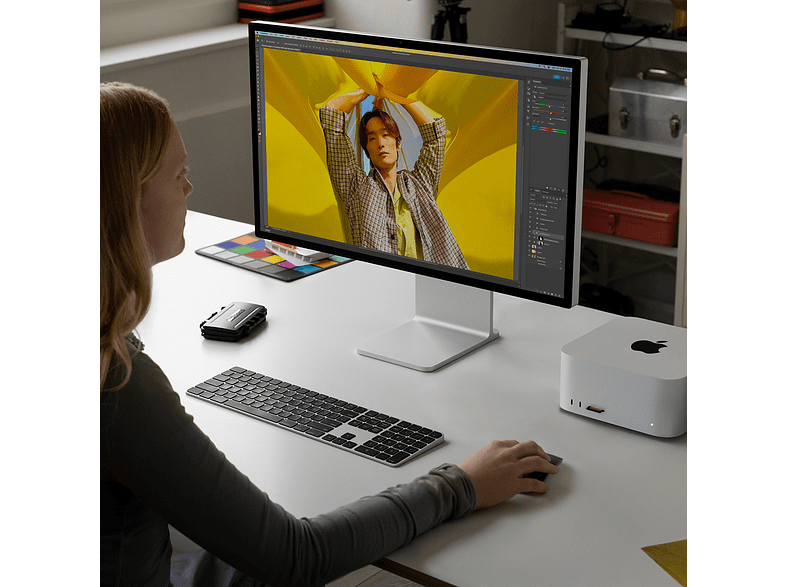 APPLE Mac Studio, Chip M2 Max, 512GB, CPU 12 núcleos, GPU de 30 núcleos y Neural Engine de 16 núcleos, Gris