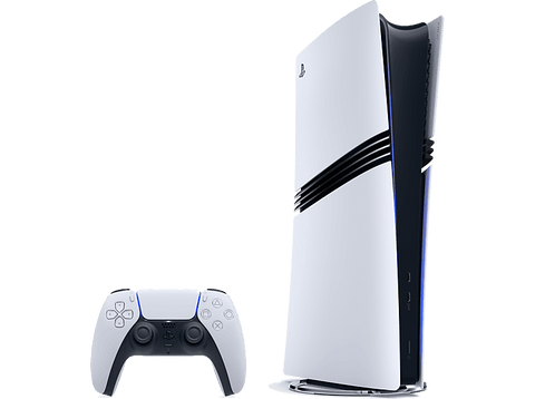 Consola - Sony PlayStation 5 Pro, 2 TB SSD, 4K Spectral Super Resolution (PSSR), 1 mando, Digital (sin lector de discos), Blanco