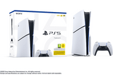 Consola - Sony PlayStation 5 Slim Standard, 1 TB SSD, 4K, 1 mando, Chasis D, Blanco