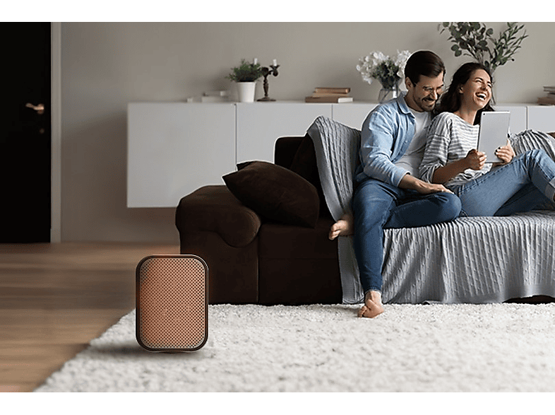 Calefactor - Cecotec ReadyWarm 1500 Max Ceramic Black, 1500 W, 3 modos, 15 m², Termostato regulable, Ligero, Black