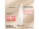 Limpiador facial - Cecotec FaceCare SkinRoutine, Dispositivo antiojeras, Masajeador facial, Kit de diadema y muñequeras, Limpiador facial, White