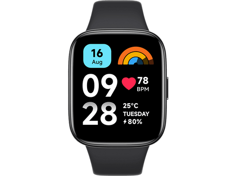 Smartwatch - Xiaomi Redmi Watch 3 Active, Llamadas Bluetooth, Batería hasta 12 días, Multideporte, Negro