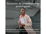 Teclado para tablet - Logitech Keys to Go 2 para iPad, Bluetooth, Accesos directos, Multidispositivo, Smart Actions, iPad, iPhone y Macbook, Blanco
