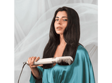 Moldeador - Cecotec Bamba CeramicCare 14in1 AirGlam Champagne, con tecnología Coanda, Cabezales con Revestimiento de Cerámica y Keratina, Champagne