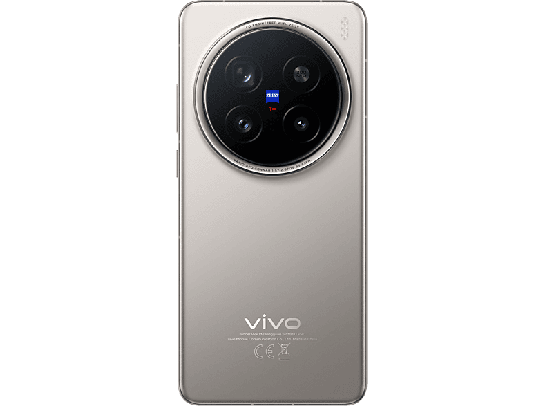 Móvil - vivo X200 Pro, Titan Titanium, 512 GB, 16 GB RAM, 6.78 AMOLED 8T LTPO, MediaTek Dimensity 9400 (3nm), 6000 mAh