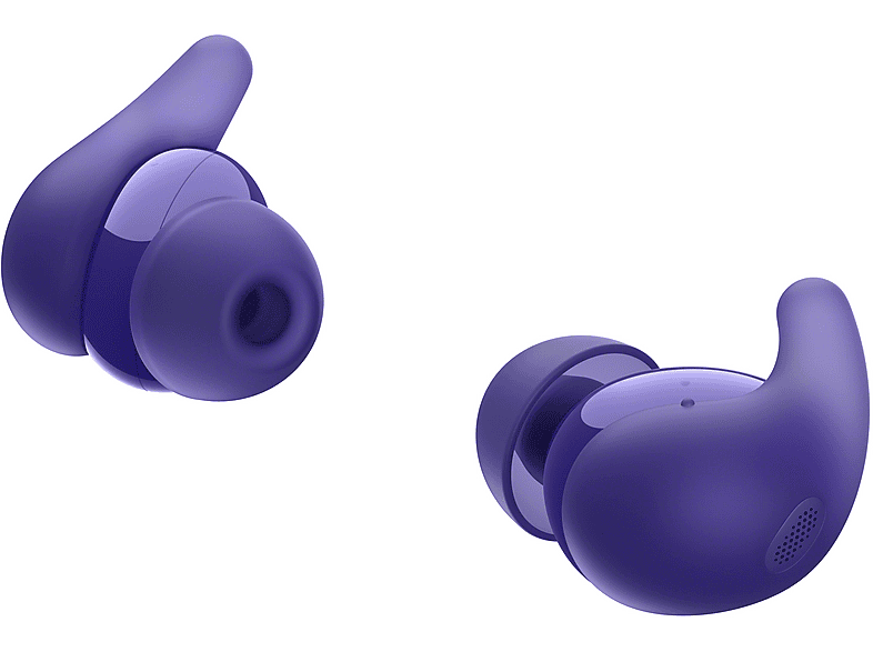 Auriculares True Wireless - Sony LinkBuds Fit, Cancelación de ruido (Noise Cancelling), Bluetooth, HiRes, 21 horas, iOS y Android, Google, IPX4,Morado