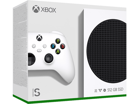 Consola - Microsoft Xbox Series S, 512 GB SSD, 1 Mando inalámbrico, Blanco