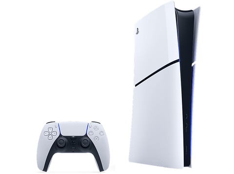 Consola - Sony PlayStation 5 Slim Digital Edition, 1 TB SSD, 4K, 1 mando, Chasis D, Blanco