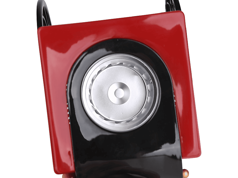 Palomitero - NK HO33001  Máquina de palomitas carro, 1200 W, Capacidad 0.27 l, Sin aceite, Rojo