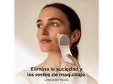 Limpiador facial - Cecotec FaceCare SkinRoutine, Dispositivo antiojeras, Masajeador facial, Kit de diadema y muñequeras, Limpiador facial, White
