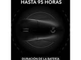 Ratón gaming - Logitech Pro X Superlight 2 DEX, 44.000 ppp, Lightspeed, Interruptores Lightforce, 95h batería, Sensor Hero 2, 60 gramos, Negro