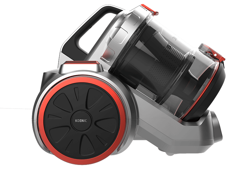Aspirador sin bolsa - Koenic 103443, 890 W, Capacidad Depósito 600l, Gris
