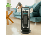 Calefactor - Cecotec ReadyWarm 2000 Max Ceramic Rotate Design, 2000W, 3 modos de funcionamiento, Oscilación, Termostato regulable, Black
