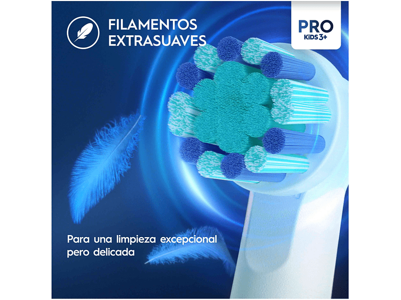 Recambio para cepillo dental - Oral-B Kids, Cabezales De Recambio De Spider-Man, Pack de 4 Unidades