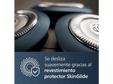 Afeitadora - Philips X5006/00, Autonomía de 50 min, Carga rápida, Lavable, Afeitado en seco/húmedo, Tecnología SkinGlide, Anticorrosión, Negro
