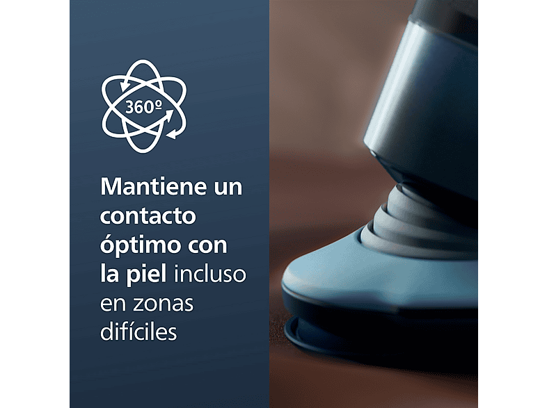 Afeitadora - Philips X5006/00, Autonomía de 50 min, Carga rápida, Lavable, Afeitado en seco/húmedo, Tecnología SkinGlide, Anticorrosión, Negro