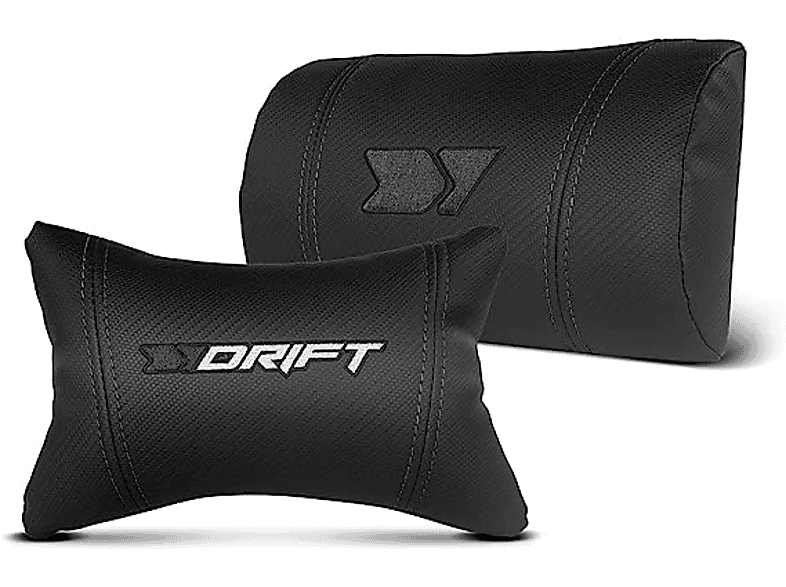 Silla gaming - Drift DR350, Polipiel, Reposabrazos 4D, Ruedas silenciosas, Inclinación, Negro