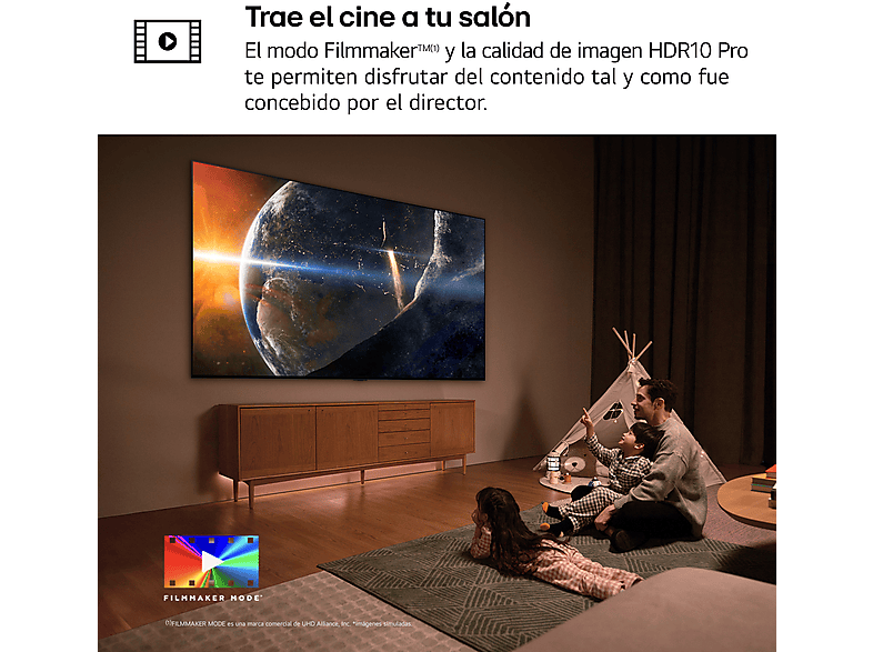 TV QNED 86 - LG 86QNED80T6A, UHD 4K, Procesador Inteligente 4K α5, Smart TV, DVB-T2 (H.265), Negro