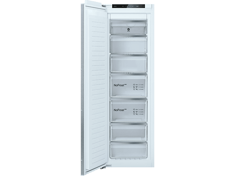 Congelador vertical - Balay 3GIE737F, 212 l , 177 cm, Tecnología Inverter, Cajón Big Box, Sin panelar