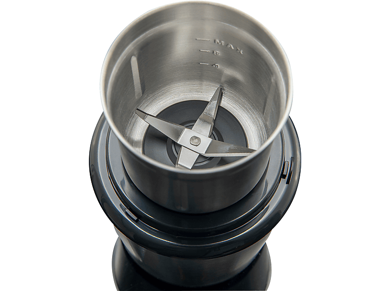 Molinillo de café - Koenic KCH 2021, 200 W, 120 g, Acero inoxidable