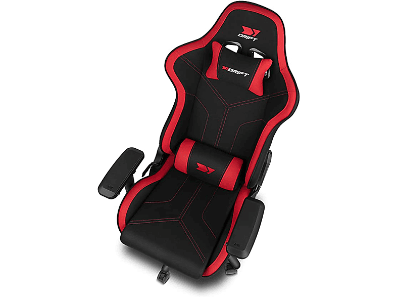 Silla gaming - Drift gaming DR110, Tela, Reposabrazos 4D, Alta transpiración, Hasta 150 kg, Azul