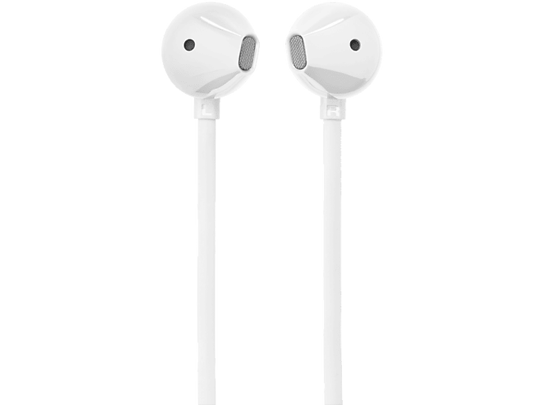 Auriculares de botón - JBL Tune 305C, Intraurales, Bluetooth, Con cable, Micrófono, White