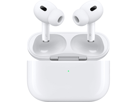 APPLE AirPods Pro (2023 2ª gen), Inalámbricos, Bluetooth®, Estuche de carga inalámbrica, Chip H2, Siri, Conexión USB-C, Blanco