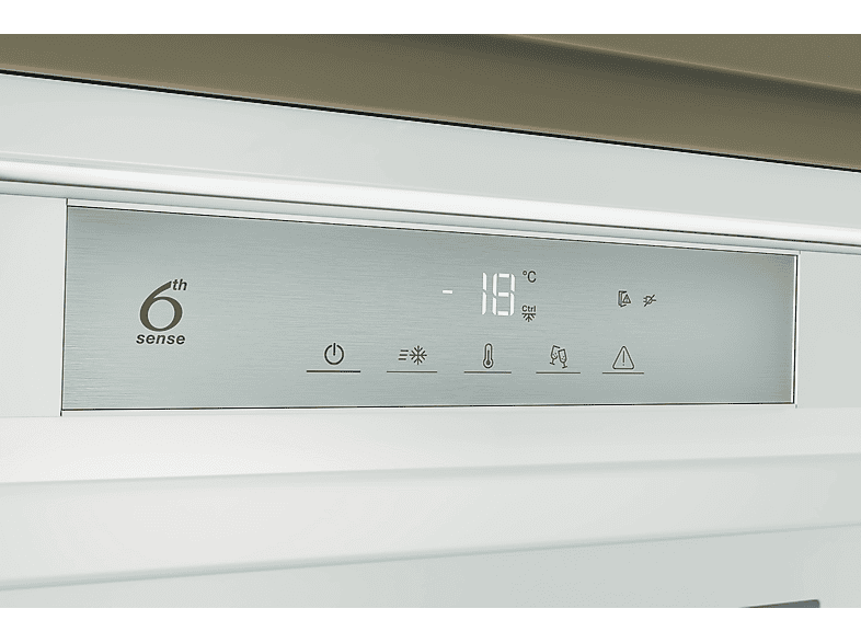 Congelador integrable - Whirlpool WHSD18F073C1, 209 l, No Frost, 177.1 cm, 6th Sense, Blanco