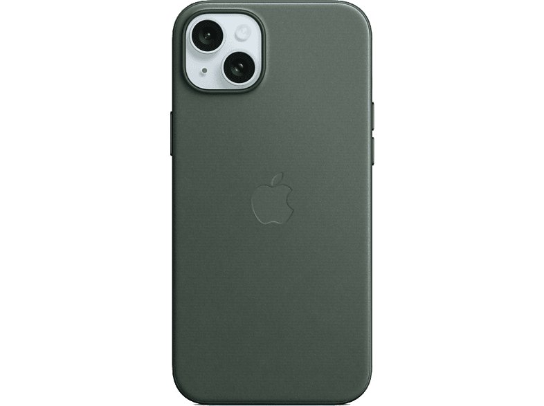 APPLE Funda de trenzado fino con MagSafe para iPhone 15 Plus, Verde perenne
