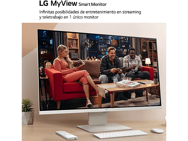 Monitor - LG 32SR83U-W, 31.5, UHD 4K, 5 ms, 60 Hz, HDMI x2, Blanco