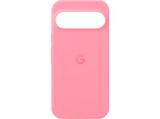 Funda - Google Pixel 9 + Pixel 9 Pro, Compatible con Pixel 9 y Pixel 9 Pro, Silicona, Resistente a Manchas, Rosa Peonía