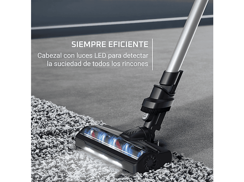 Aspirador escoba - Rowenta X-Pert 7.60 RH6A39, 140 W, 30 AW,  60 min. autonomía, 0.44L, Ligera, Púrpura