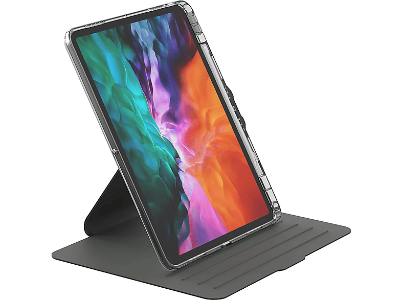 Funda tablet - Targus VersaVu THZ982GL, Apple iPad Pro 13, Protección de Grado Militar, Esquinas Reforzadas, Negro, Transparente