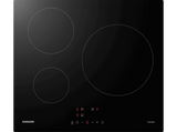 Placa inducción - Samsung NZ63M3NM1BB/UR,  3 zonas, 28cm, Power Boost, 59cm, Negro