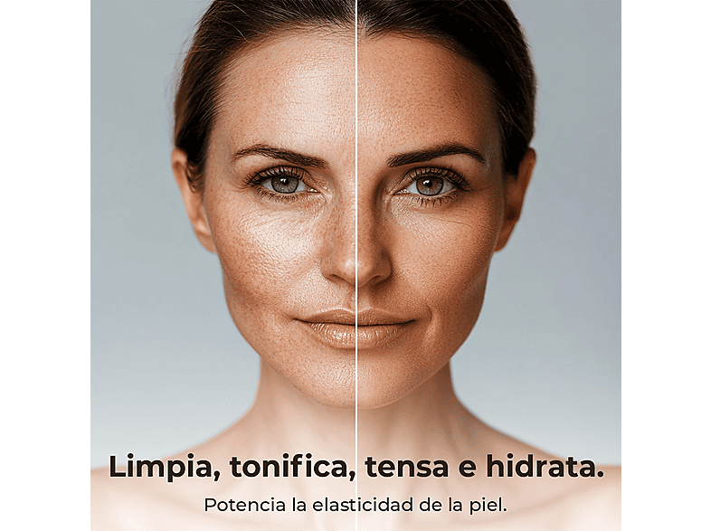 Limpiador facial - Cecotec FaceCare SkinRoutine, Dispositivo antiojeras, Masajeador facial, Kit de diadema y muñequeras, Limpiador facial, White