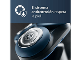 Afeitadora - Philips X5006/00, Autonomía de 50 min, Carga rápida, Lavable, Afeitado en seco/húmedo, Tecnología SkinGlide, Anticorrosión, Negro