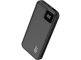 Powerbank - Isy IPP 10001, 10000 mAh, USB-C, USB-A, Negro