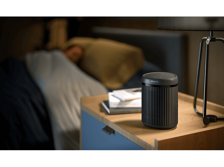 Calefactor - Philips CX2120, 1500 W, 15 m², 3 Velocidades, Temperatura Ajustable, Silencioso 24dB, Calentamiento en 2 segundos, Gris Oscuro