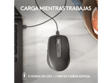 Ratón inalámbrico - Logitech MX Anywhere 3S, Inalámbrico, Bluetooth, 8000 ppp, Multiplataforma, Botones programables, Blanco
