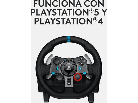 Volante - G29 + Auriculares gaming ASTRO A10, PlayStation 5 y 4/PC, Micrófono, Force Feedback, Negro y Blanco